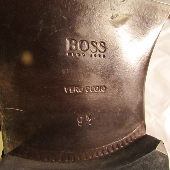 Boss Black Leather Oxfords Men’s main image 5